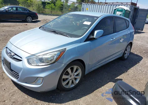 2012 Hyundai Accent Se z USA, uszkodzony, nr VIN KMHCU5AE0CU012473
